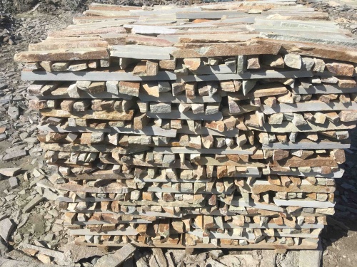 Горбушка златолит золотистый для облицовки купить в Белоярском