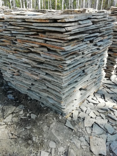 Плитняк златолит Уральский для цоколя, отмостки купить в Белоярском